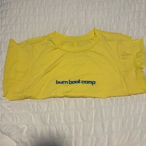Burn Boot Camp Yellow Muscle Tee